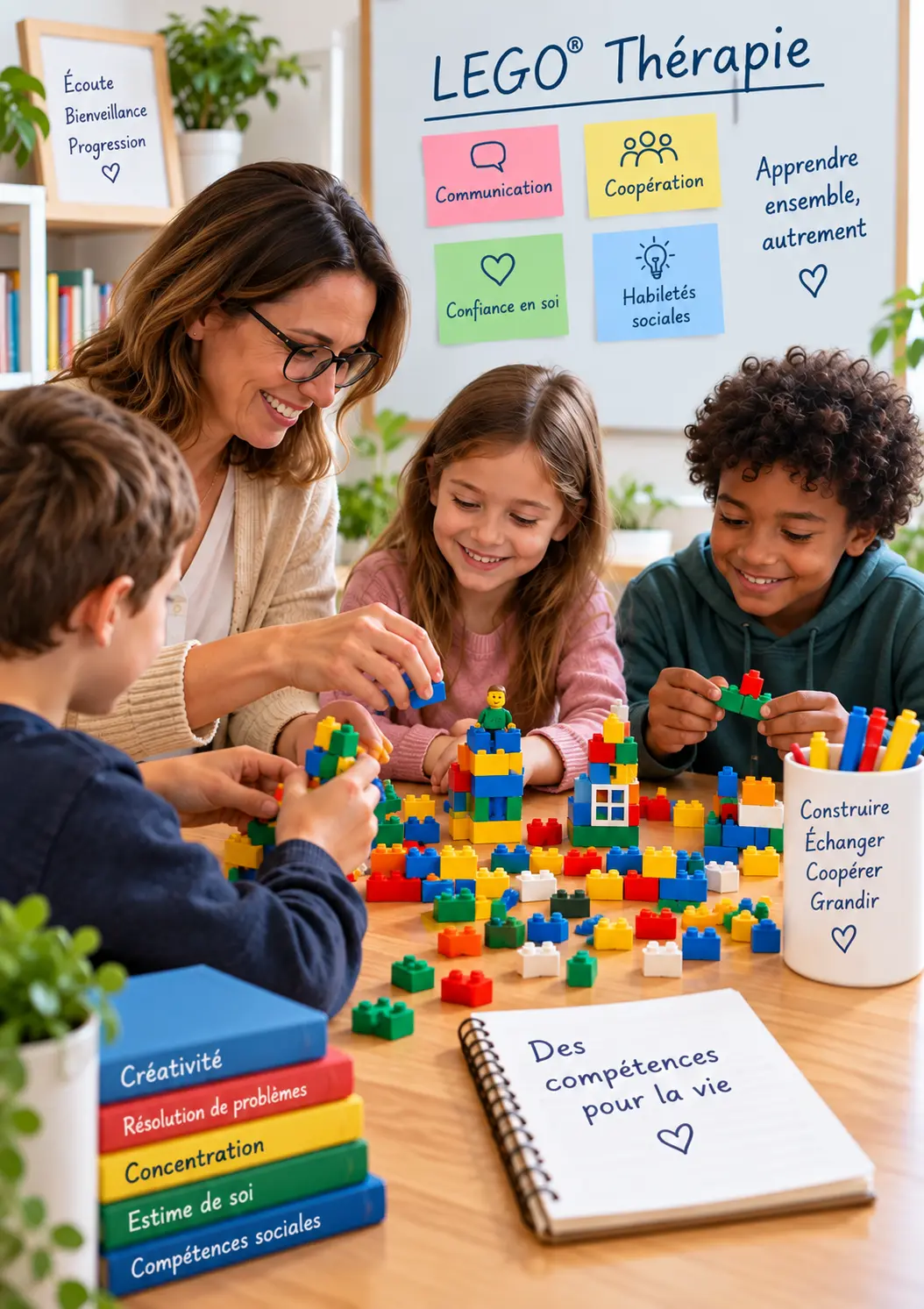 LEGO® Thérapie – développer la communication, la coopération et les habiletés sociales